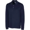 Cutter & Buck Men's Liberty Navy Advantage Long Sleeve Polo 2 Cutter & Buck Men's Liberty Navy Advantage Long Sleeve Polo -Cutter & Buck MCK09322 Liberty Navy F