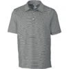 Cutter & Buck Men's Elemental Grey Division Stripe Polo