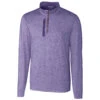 Cutter & Buck Men's College Purple Stealth Half Zip -Cutter & Buck MCK09404 CLP F