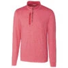 Cutter & Buck Men's Cardinal Red Stealth Half Zip