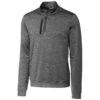 Cutter & Buck Men's Elemental Grey Stealth Half Zip -Cutter & Buck MCK09404 Elemental Grey F