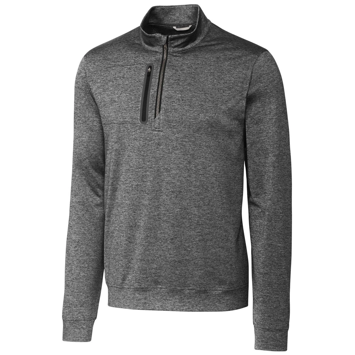 Cutter & Buck Men's Elemental Grey Stealth Half Zip 3 Cutter & Buck Men's Elemental Grey Stealth Half Zip