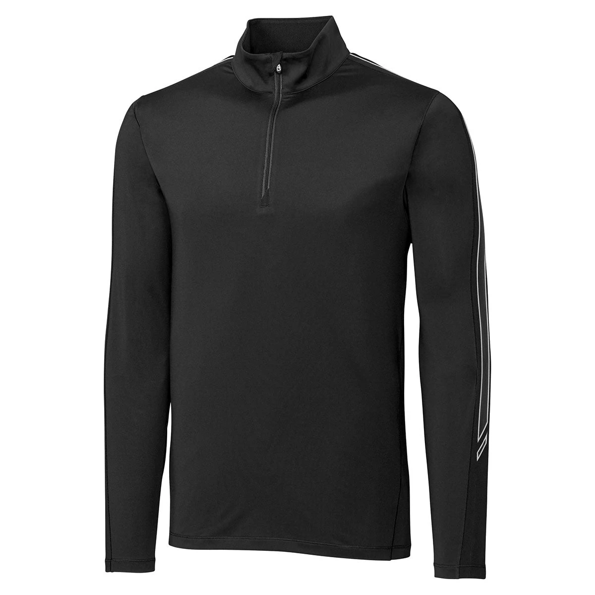 Cutter & Buck Men's Black DryTec Pennant Sport Half-Zip 3 Cutter & Buck Men's Black DryTec Pennant Sport Half-Zip