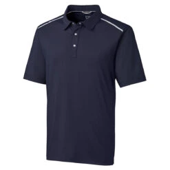 Cutter & Buck Men's Liberty Navy DryTec Fusion Polo