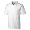 Cutter & Buck Men's White DryTec Fusion Polo -Cutter & Buck MCK09428 White F