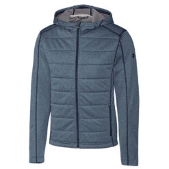 Cutter & Buck Men's Liberty Navy WeatherTec Altitude Quilted Jacket
