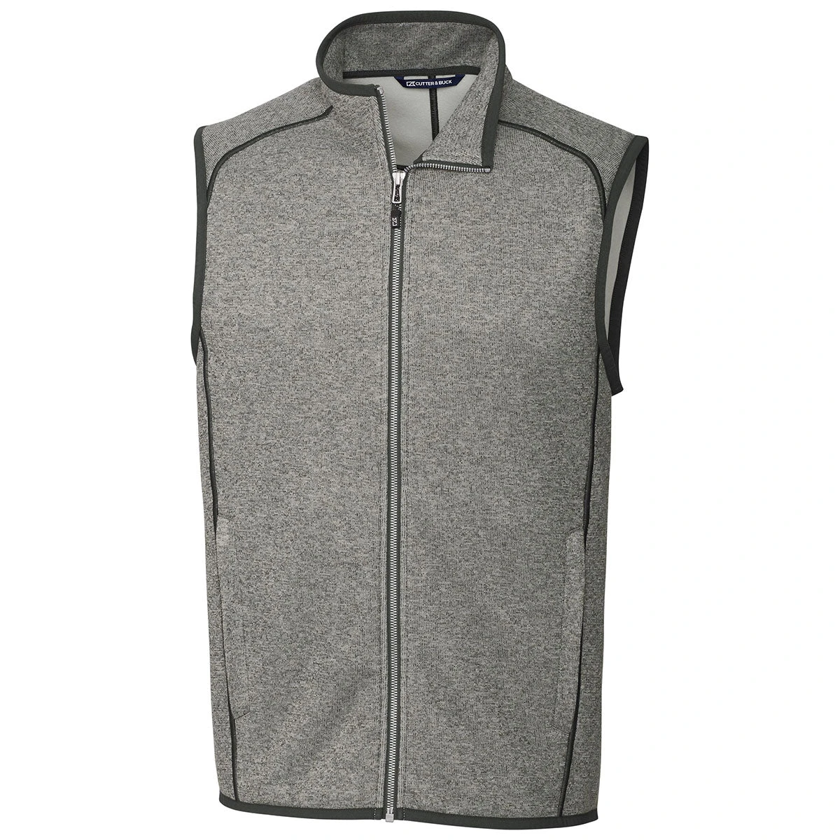 Cutter & Buck Men's Polished Heather Mainsail Vest 3 Cutter & Buck Men's Polished Heather Mainsail Vest