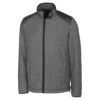 Cutter & Buck Men's Charcoal Heather WeatherTec Cedar Park Full-Zip