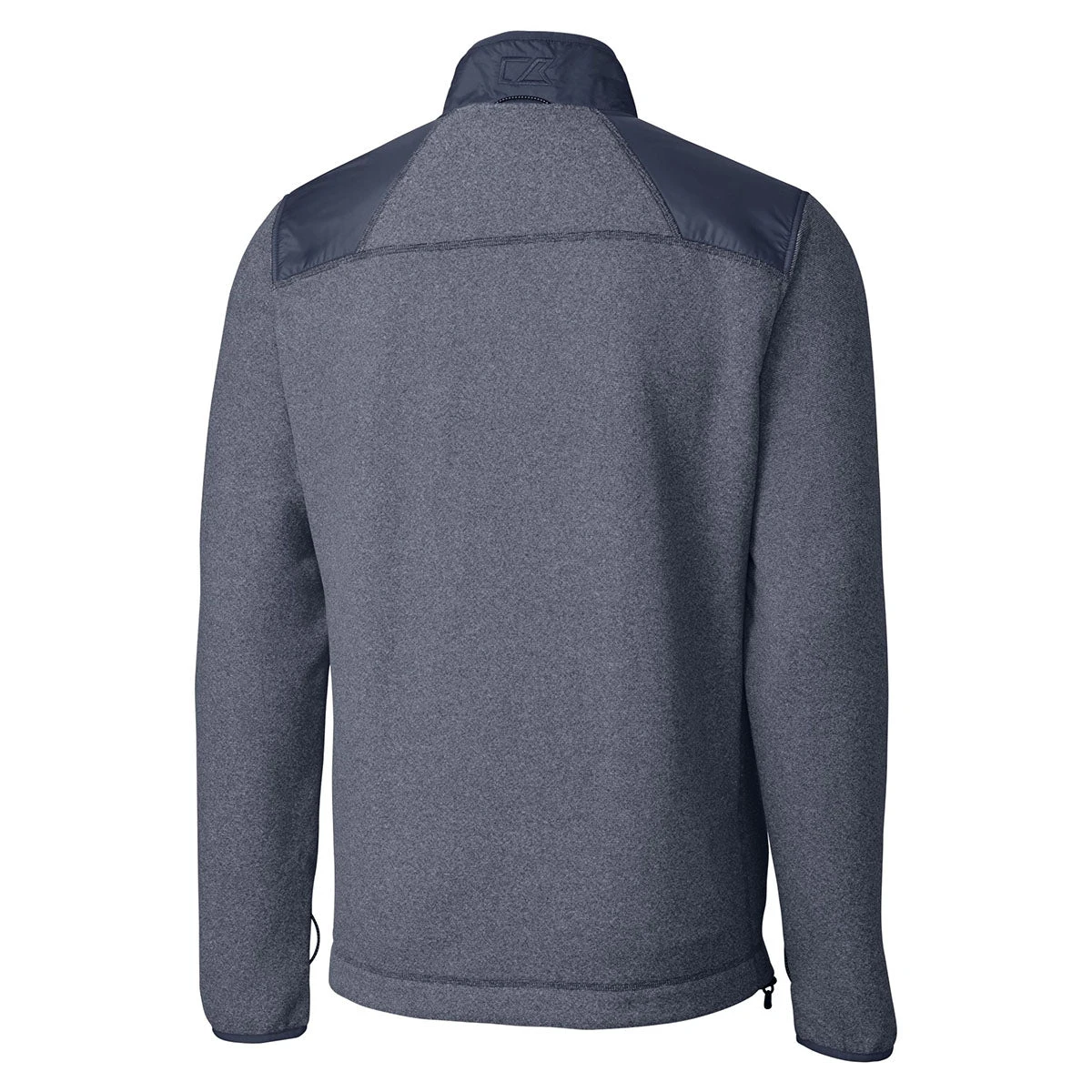Cutter & Buck Men's Liberty Navy Heather WeatherTec Cedar Park Full-Zip 4 Cutter & Buck Men's Liberty Navy Heather WeatherTec Cedar Park Full-Zip - Image 2