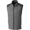 Cutter & Buck Men's Charcoal Cedar Park Full Zip Vest -Cutter & Buck MCO09842 Charcoal F