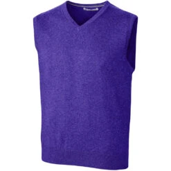 Cutter & Buck Men's Purple Lakemont Vest