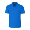 Cutter & Buck Men's Tour Digital Blue Forge Polo Tailored Fit