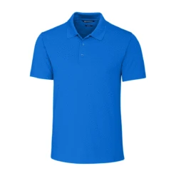 Cutter & Buck Men's Tour Digital Blue Forge Polo Tailored Fit